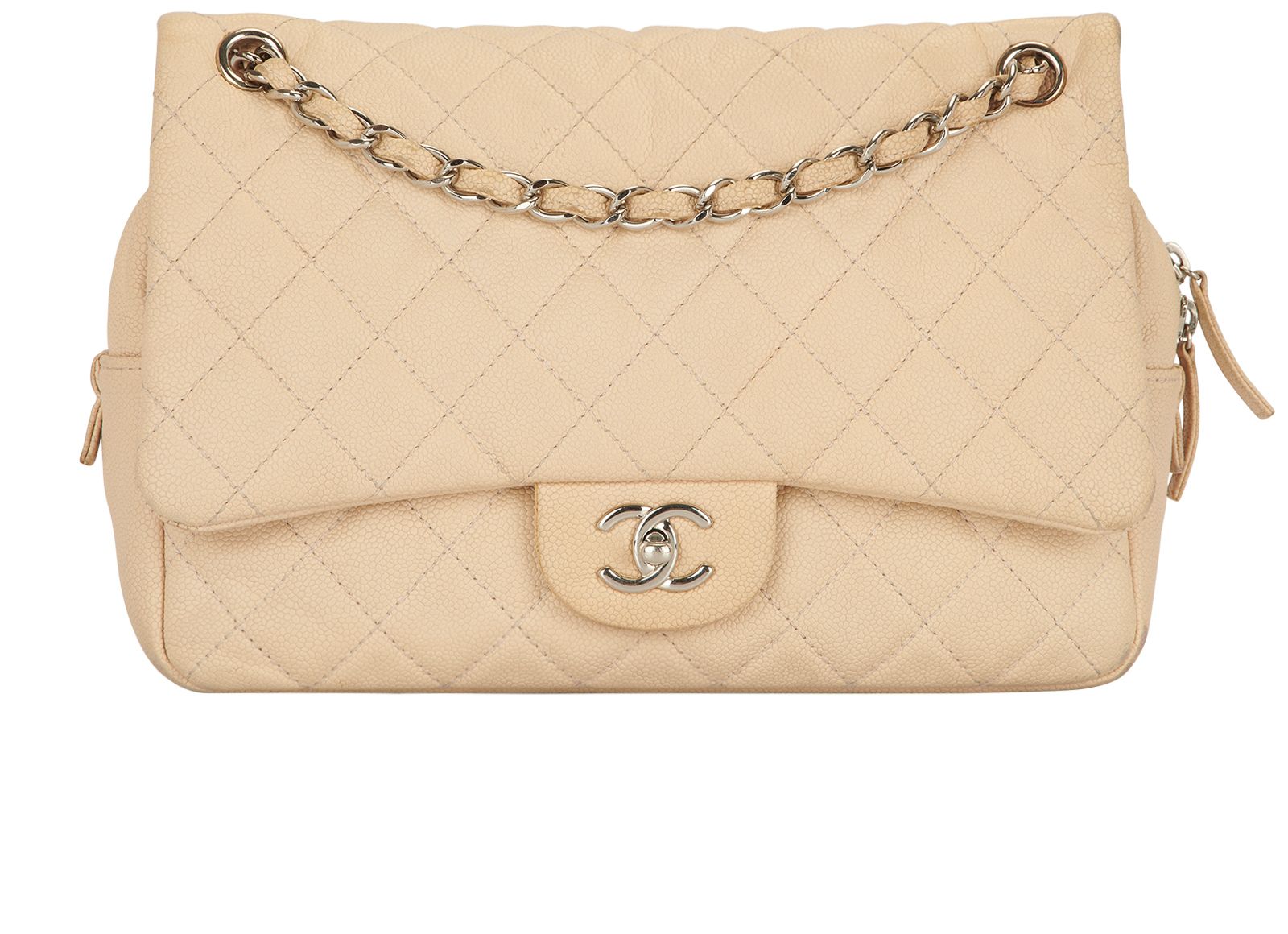 Chanel easy best sale flap caviar